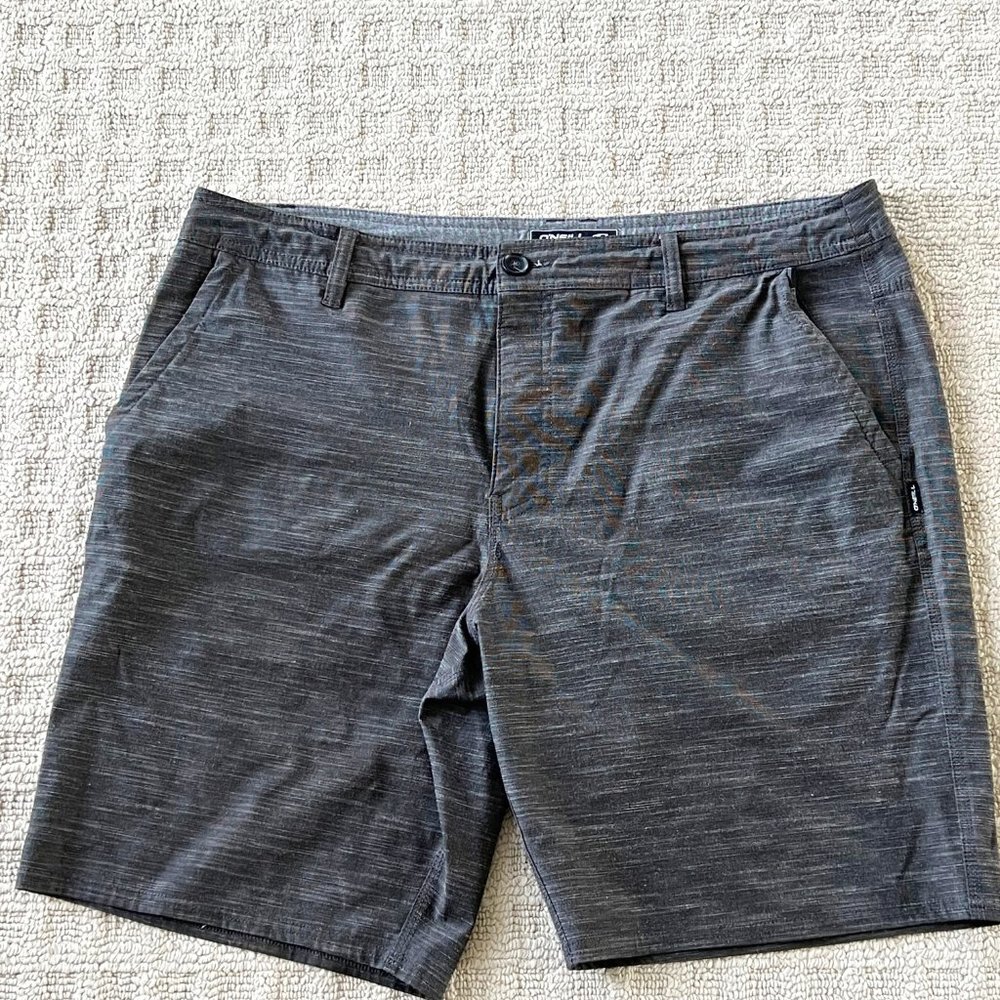 O'Neil Men's Hybrid Shorts With Zipper Pockets & Drawstring - Size 38